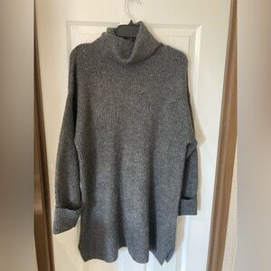 Topshop Charcoal Turtleneck Sweater